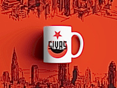 Sivas Yazılı Sivas Silüetli ve Ayyıldız Temalı Kupa Bardak