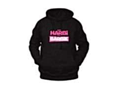 Hem Harbi Hem Barbie Yazılı Unisex Siyah Oversize Kapüşonlu Sweatshirt