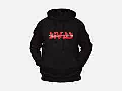 Sivas ve İlçeleri Yazılı Sivas Temalı Unisex Siyah Oversize Kapüşonlu Sweatshirt
